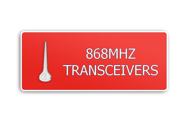 DRAADLOZE TRANSCEIVERS (ZENDER-ONTVANGER) 868MHZ