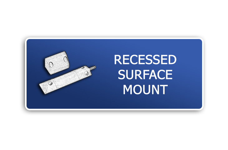 CONTACTS MAGNETIQUES APPARENTS OU A ENCASTRER