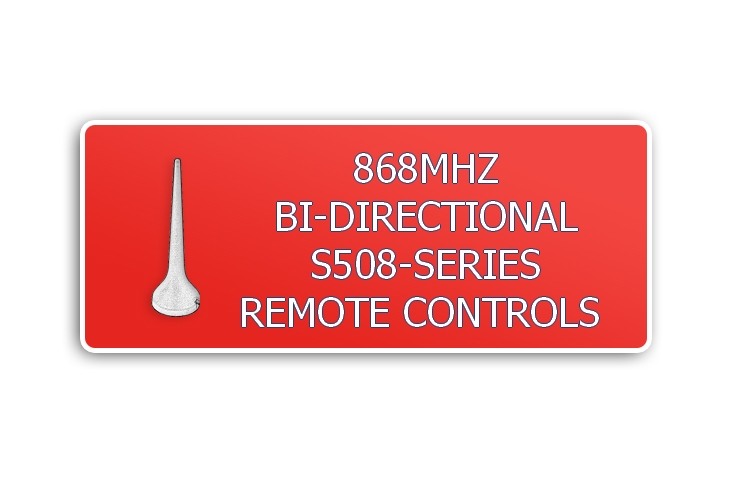 ZENDERS BIDIRECTIONNELLES 868MHZ B508-SERIES