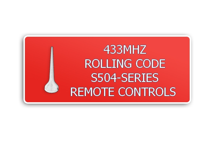 ZENDERS ROLLING CODE 433MHZ S504-SERIES